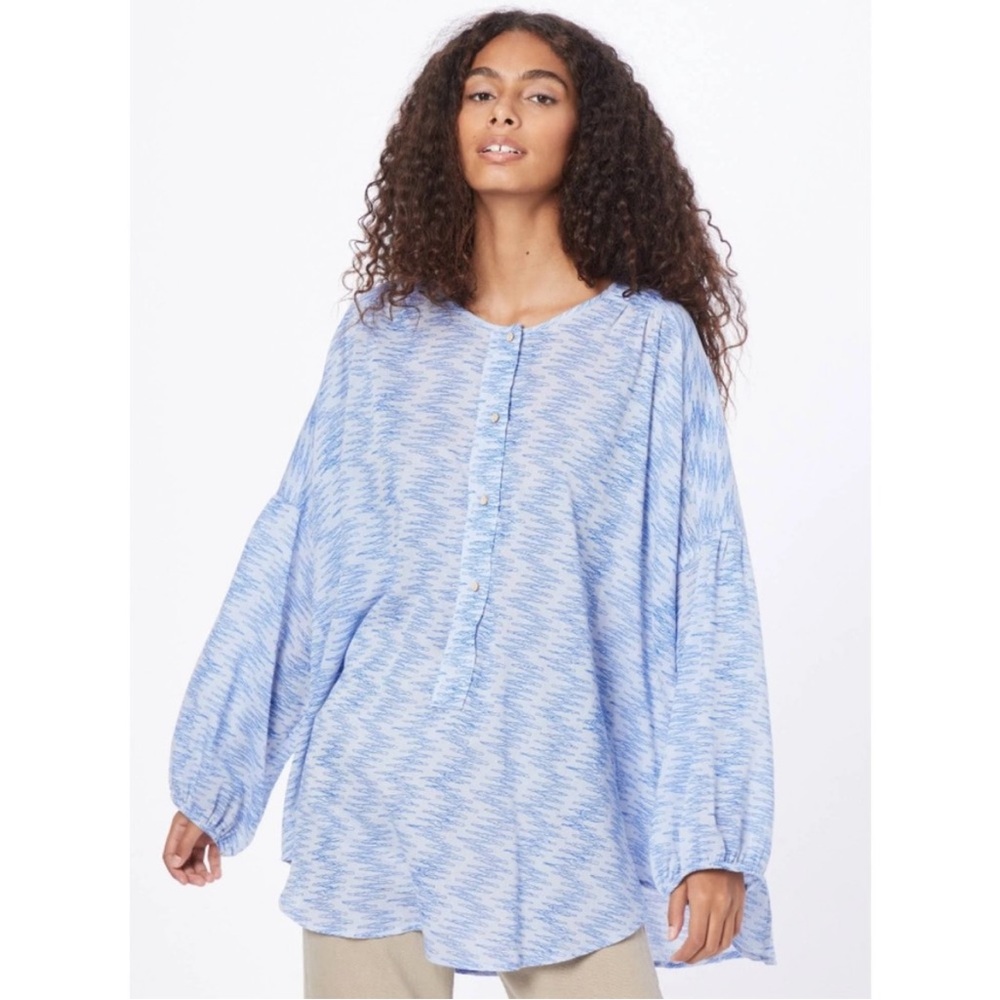 Free People Bloom For You Shirt Button Down